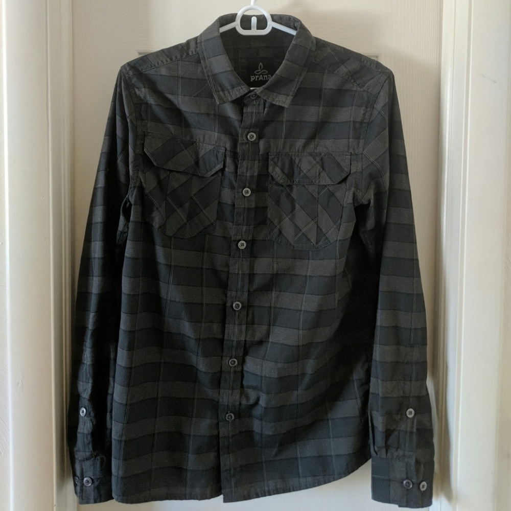 Prana plaid shirt